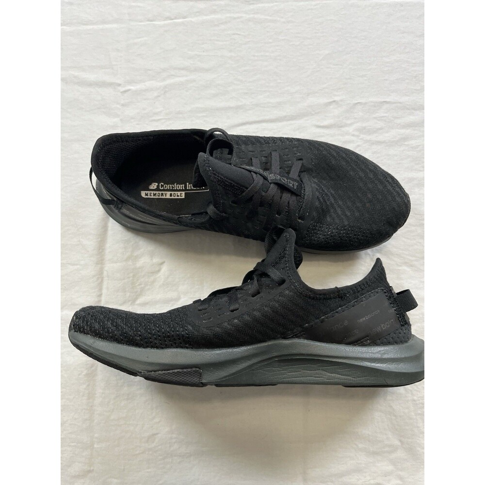 New Balance DynaSoft Nergize Sport V2 Womens Size 9.5 Black Running Shoes